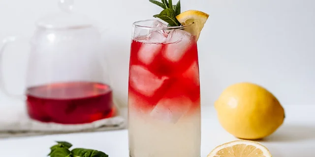 Layered Hibiscus Lemonade